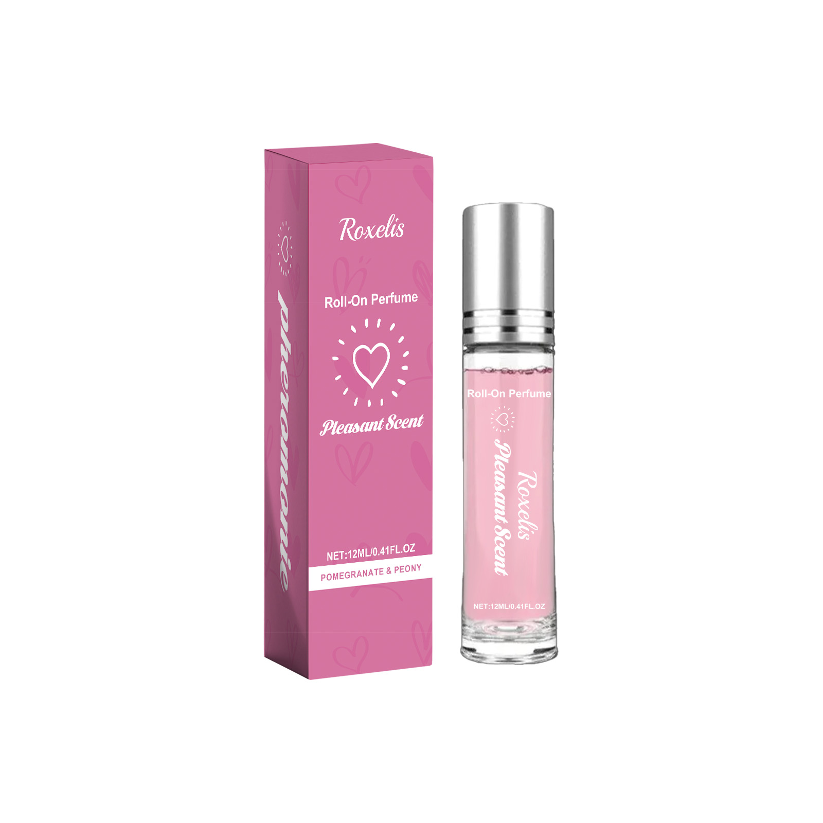 Perfume Floral Fragrance - 12ml Pomegranate & Peony Roll On