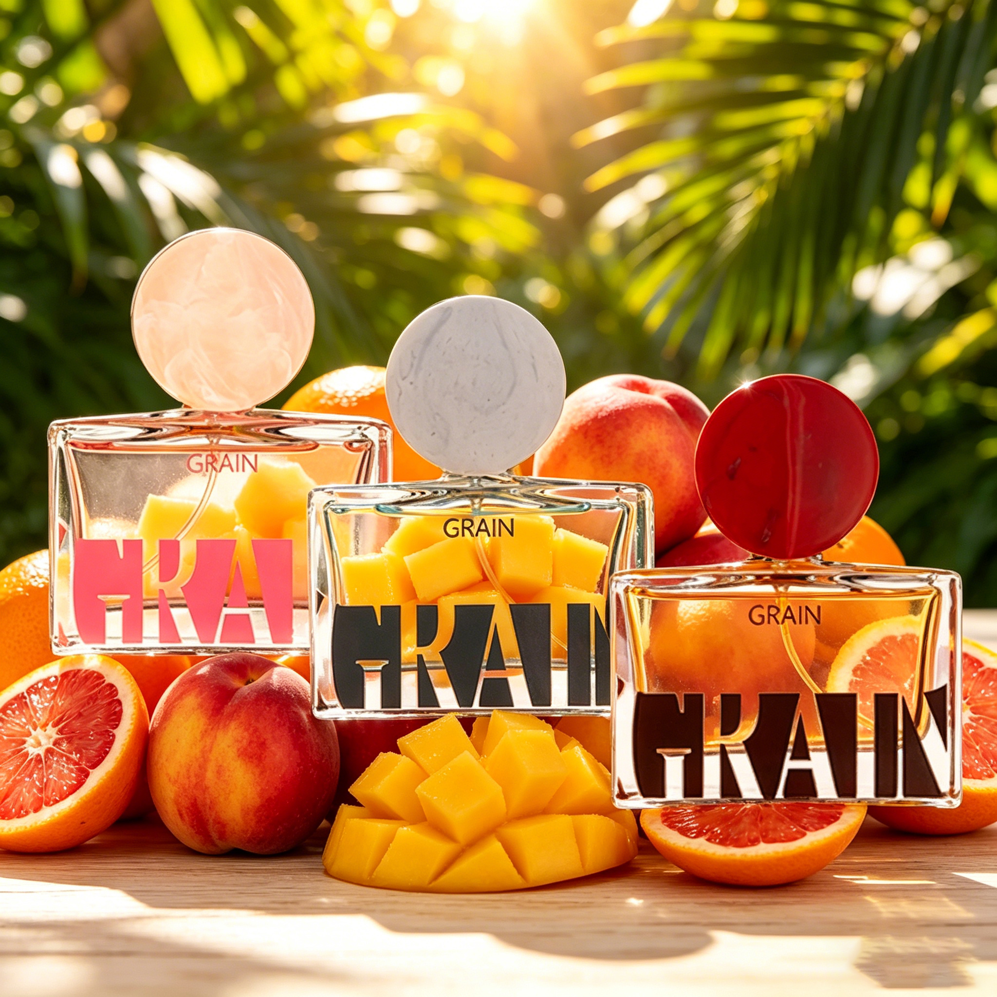 Perfume Juicy Fragrance - 70ml GRAIN Pink Peach Fruity Perfume