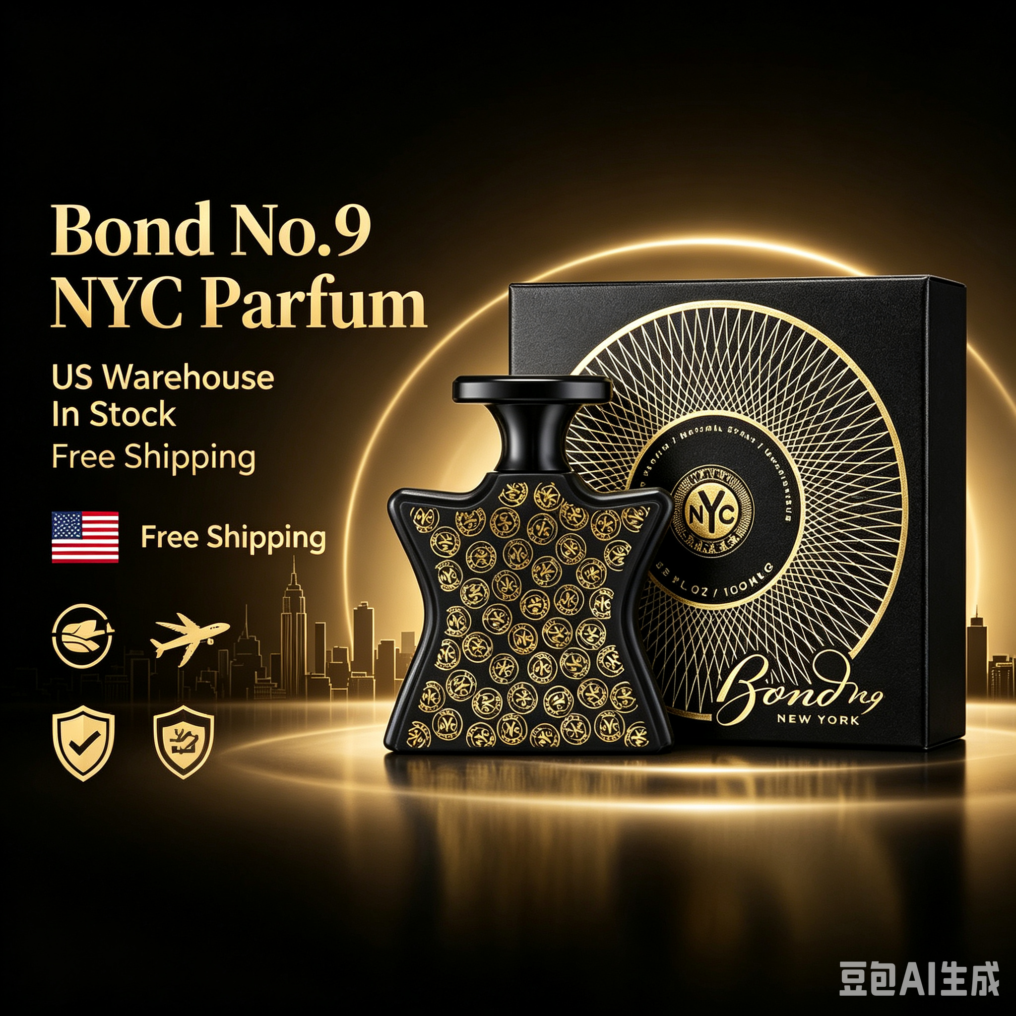 Fragrance Perfume Box - Wall Street Eau de Parfum 100ml