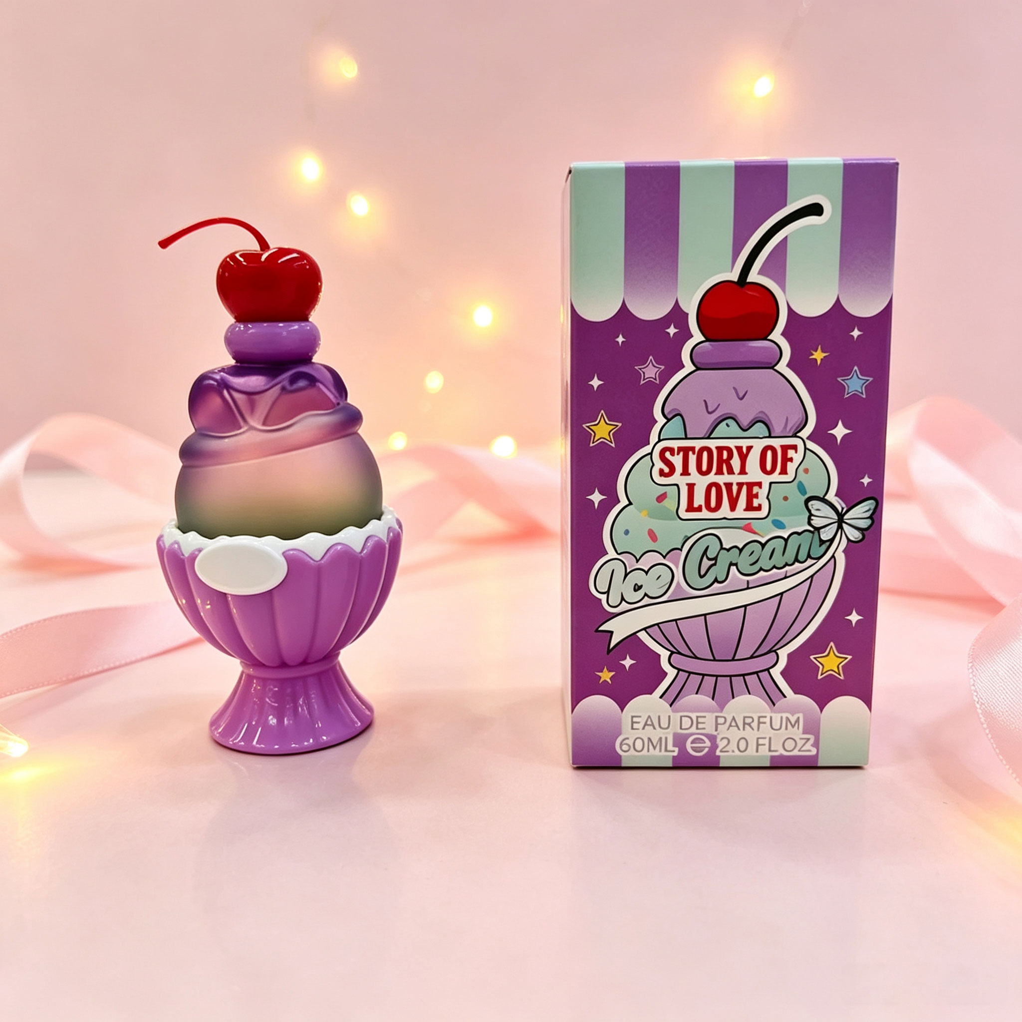 Cute Ice Cream Shaped Eau De P - مراجعة Fragrance Perfume Box وسعره