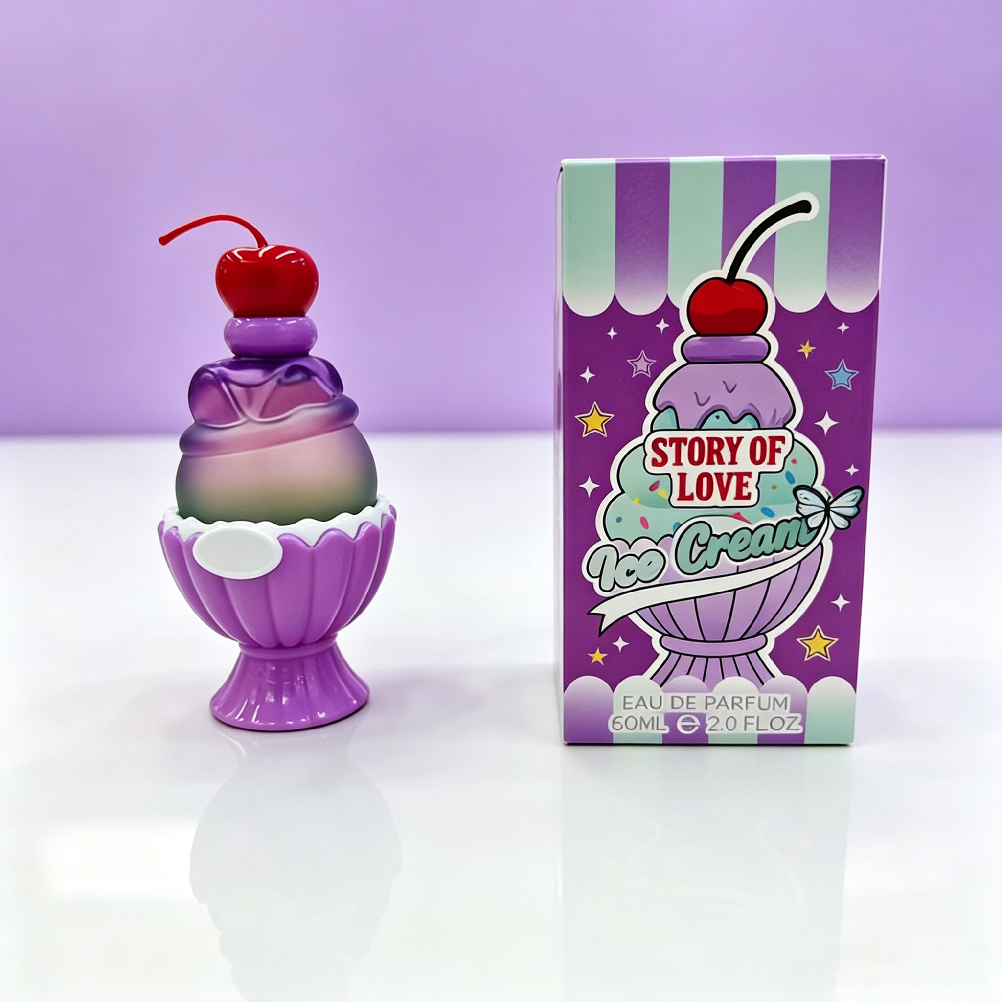 Cute Ice Cream Shaped Eau De P - مراجعة Fragrance Perfume Box وسعره