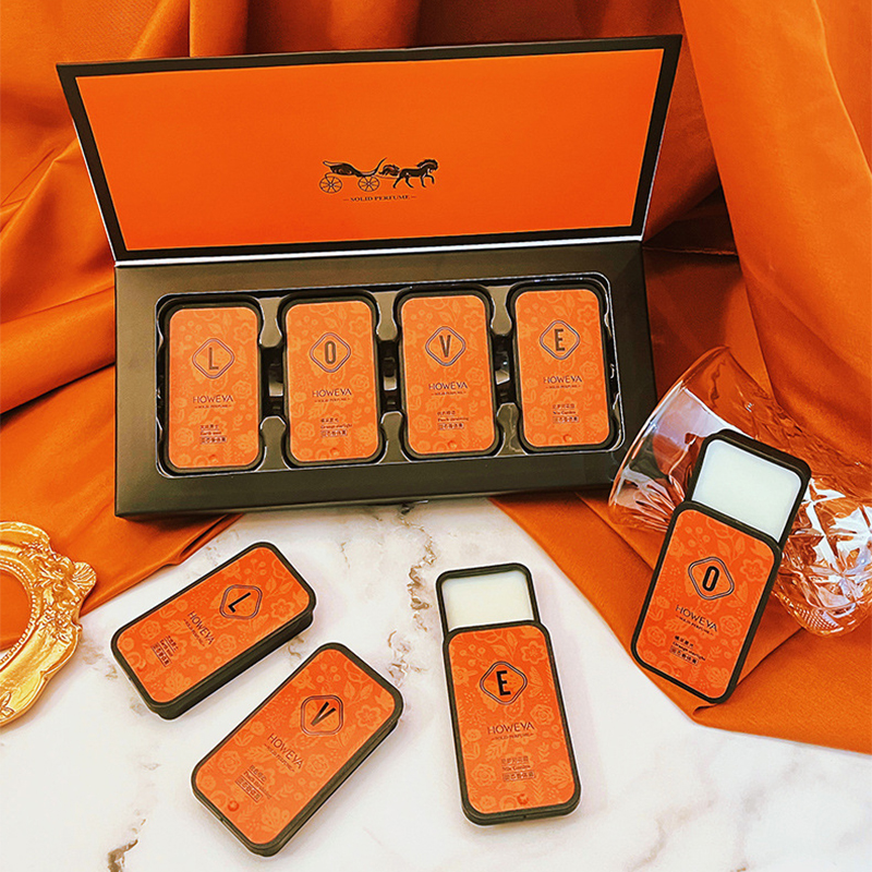 4pcs Solid Perfume Set, Floral - مراجعة Perfume Light Fragrance وسعره