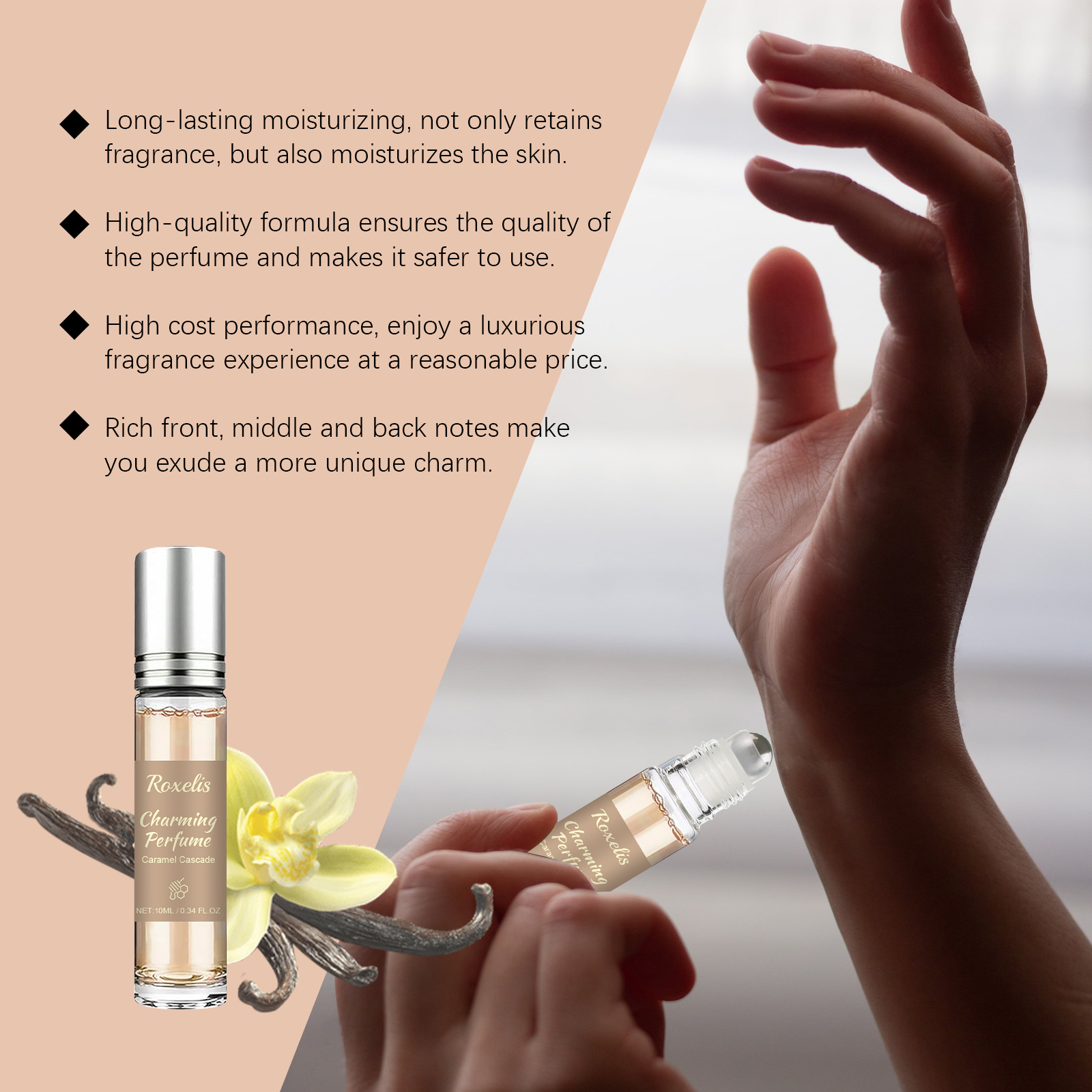 10ml Women's Roll Perfume Oil  - مراجعة Perfume Floral Fragrance وسعره