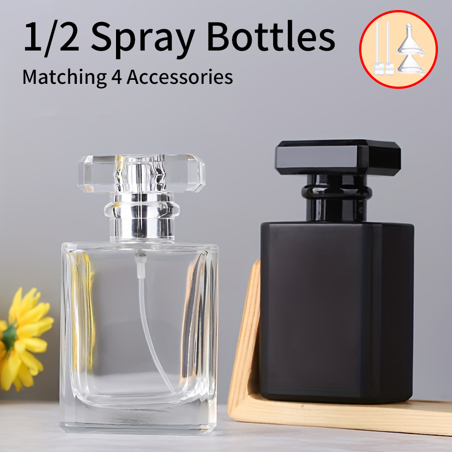 1/2pcs+4 Accessories 50ml Glas - مراجعة Perfume Zara وسعره