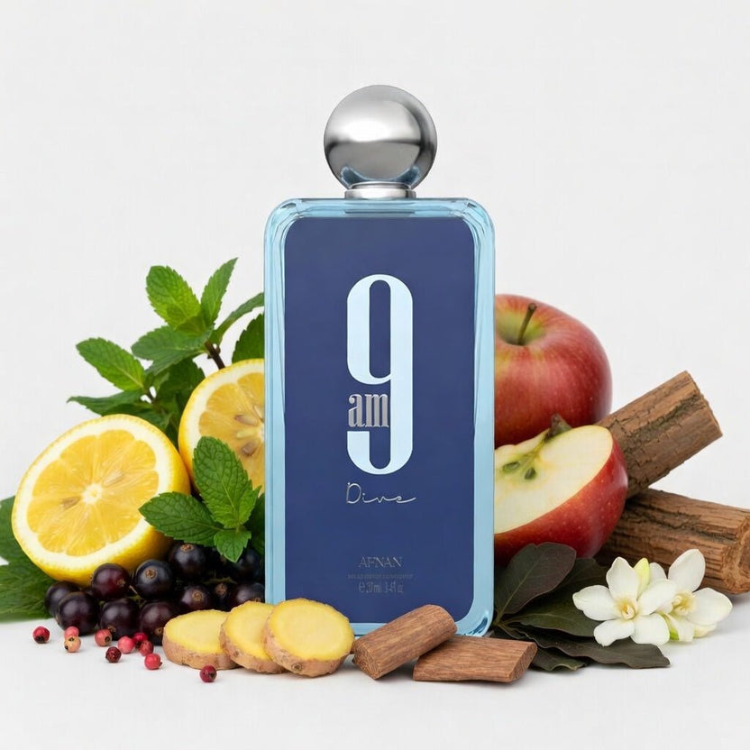 Afnan 9AM Dive EDP Spray 100ml - مراجعة Perfume Light Fragrance وسعره
