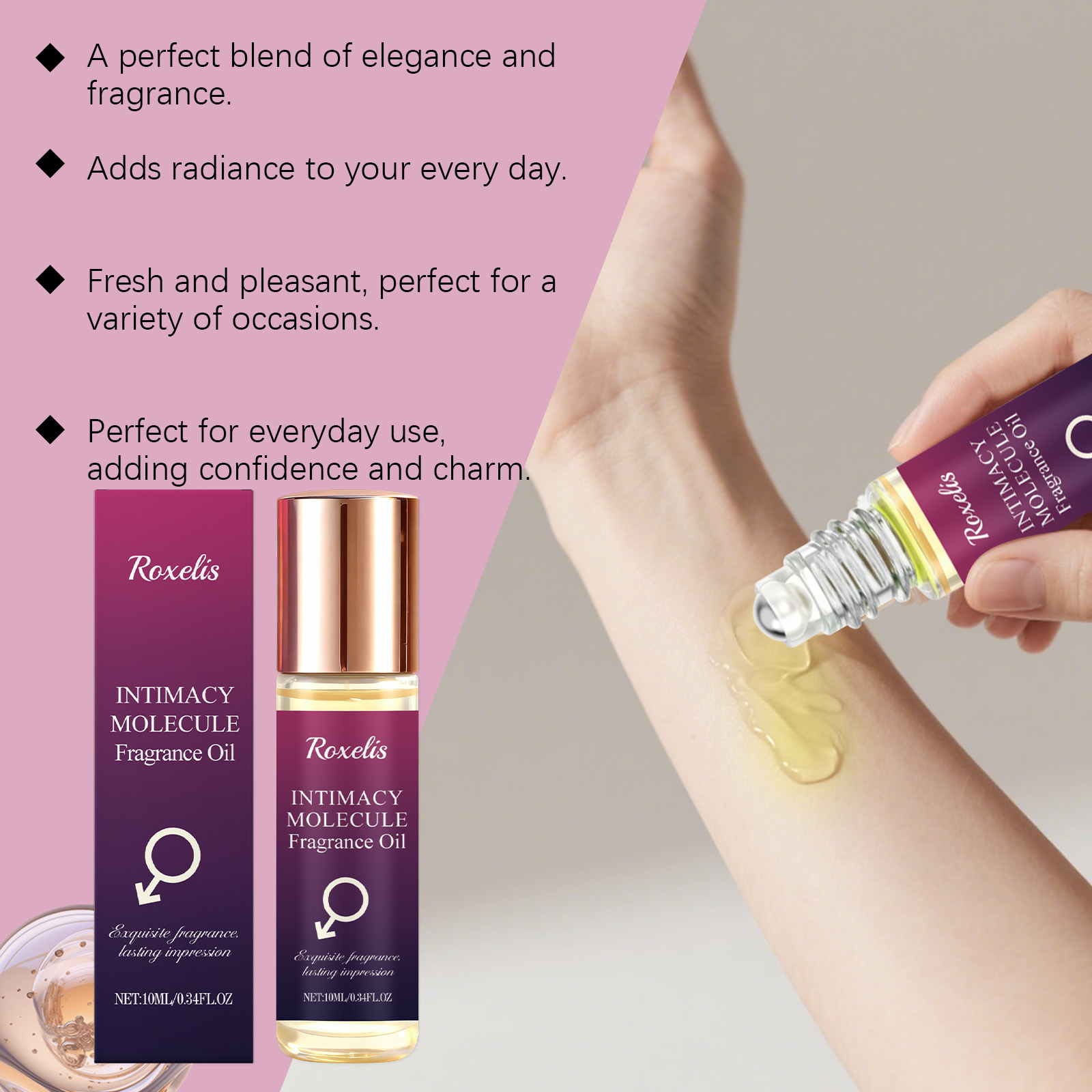 10ml Intimacy Molecule Roll On - مراجعة Perfume Floral Fragrance وسعره
