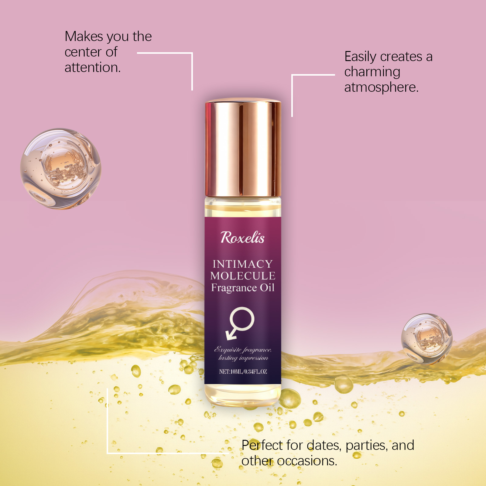 10ml Intimacy Molecule Roll On - مراجعة Perfume Floral Fragrance وسعره