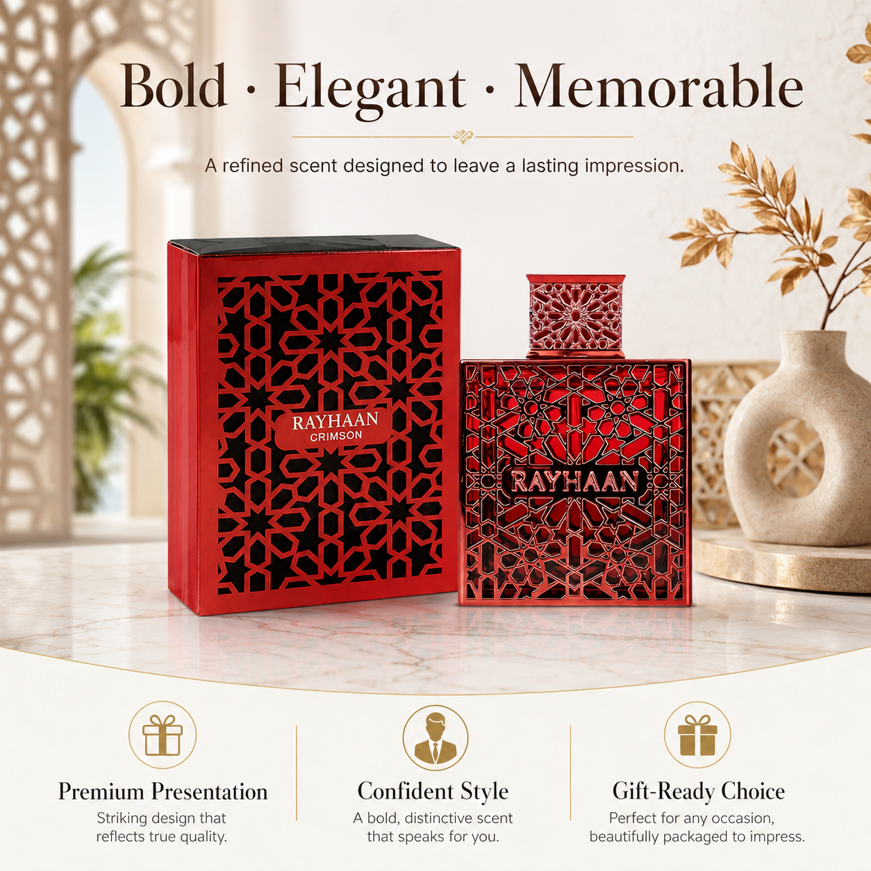 Rayhaan Crimson Red Hollow Car - مراجعة Perfume In Fragrance وسعره